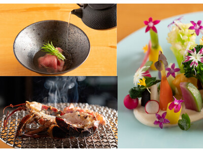 【ギャリア・二条城 京都】継承とエボリューションジャンルの枠を越えたCuisine Singular / キュイジーヌ シングラー現代的な会席テイストの春メニューを販売