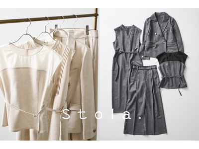 【Stola.(ストラ)】毎日の「何着よう？」から解放！忙しい朝の救世主、全天候型・多機能カセット服が登場。