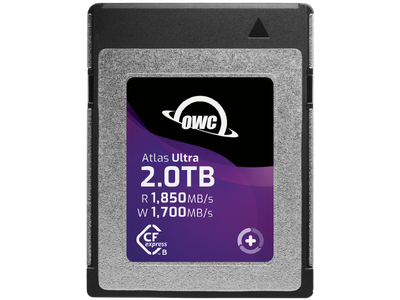 OWC CFexpress Type Bカード Atlas Ultra 1TB/2TBを発表