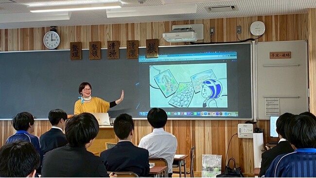 〈講演会レポート〉「好きなことで生きる」の体現！お絵かきクリエイター(R)が地元の福井県立敦賀工業高校で「地域探究授業」の講師として登壇
