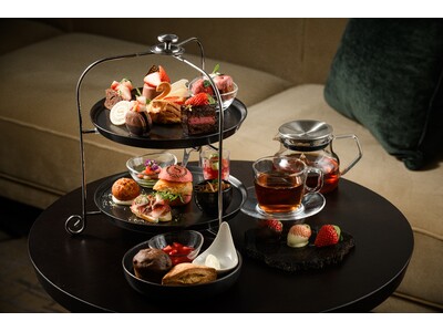 【シェラトン鹿児島】『苺とチョコのアフタヌーンティー』の提供を開始