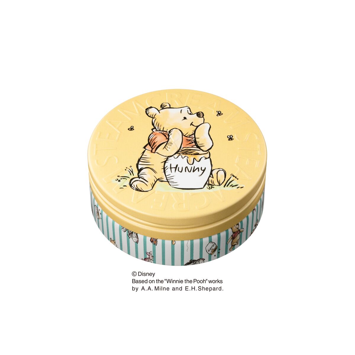 全身用保湿クリーム「スチームクリーム」から、くまのプーさんデザインのディズニー限定デザイン缶が新発売！