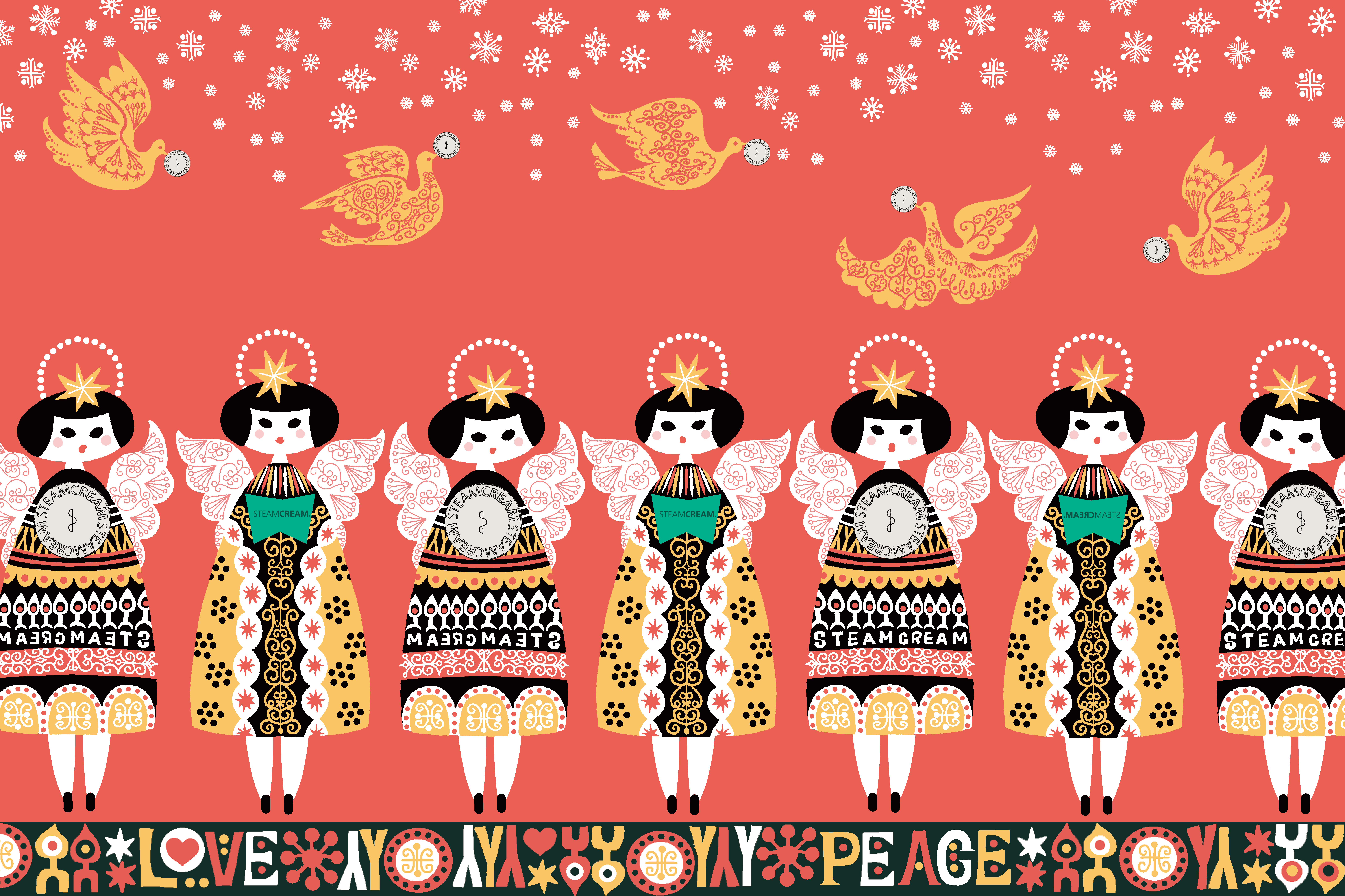 世界中に愛を広めよう。「スキンケアをシンプルにする」STEAMCREAMブランドから、愛溢れるクリスマスのスチームクリームデザインが新登場！