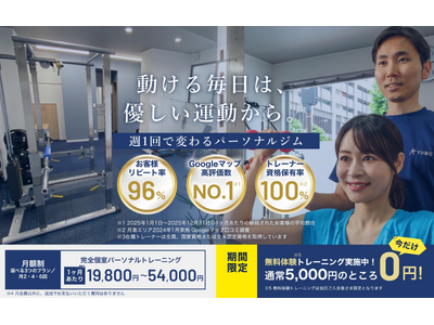 【勝どき・晴海】パーソナルジムYUMOが創業5周年を迎えました！累計会員数500名超の実績！地域の皆様、いつも本当にありがとうございます。