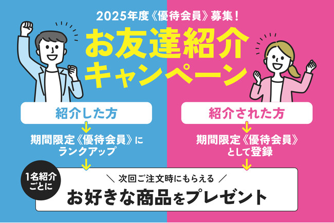 プレスリリース「アイメディア公式WEBショップ「お友達紹介キャンペーン」開催中！」のイメージ画像