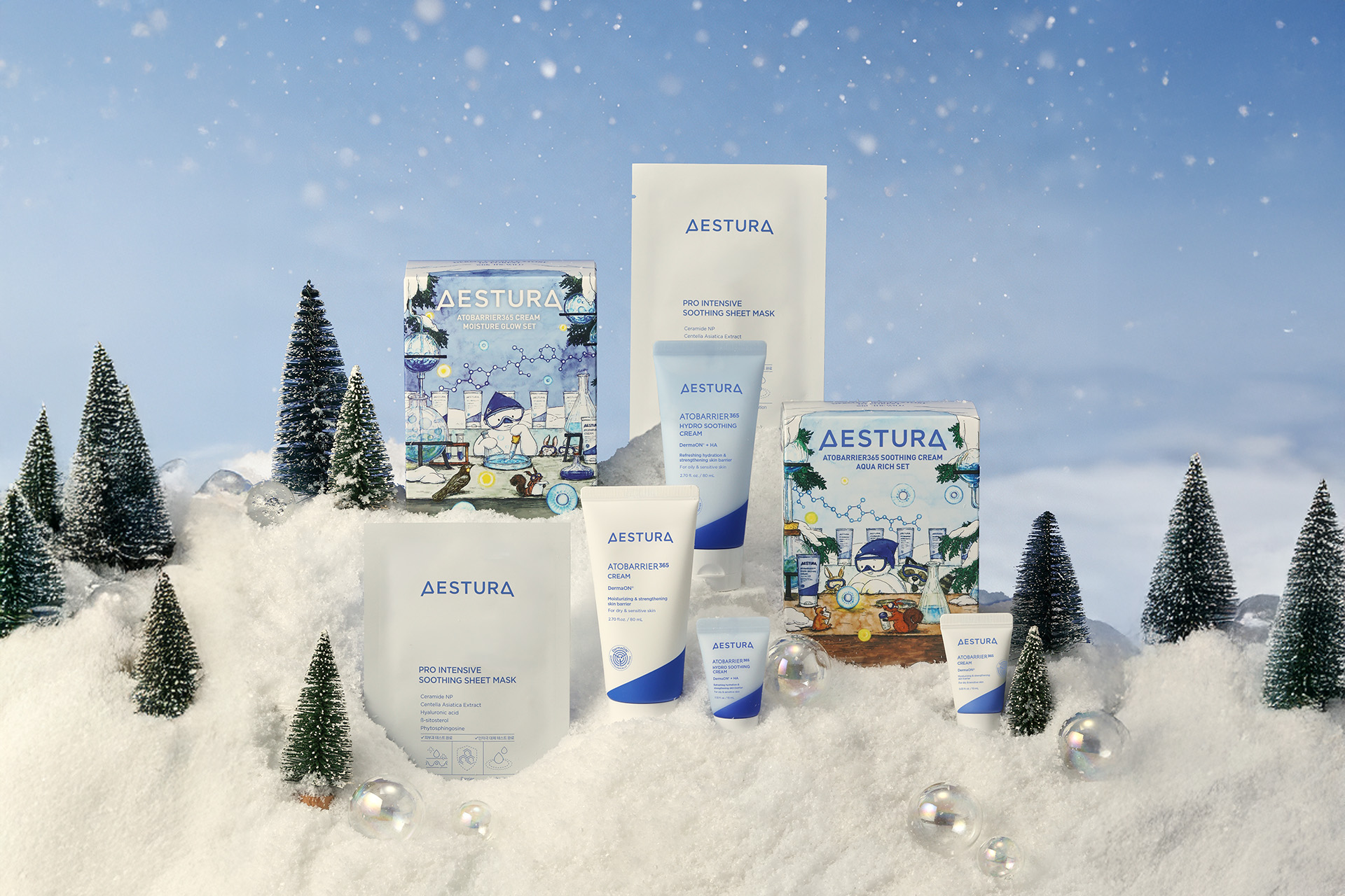 韓国NO.1*ダーマコスメブランド「AESTURA」冬の乾燥をうるおいで満たすホリデー限定キット2種を2026年10月1日（木）より数量限定発売