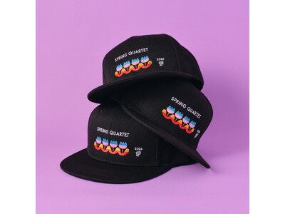 春を、かぶる。「春の四重奏」の風景を刺繍で纏うオリジナルキャップが新登場。