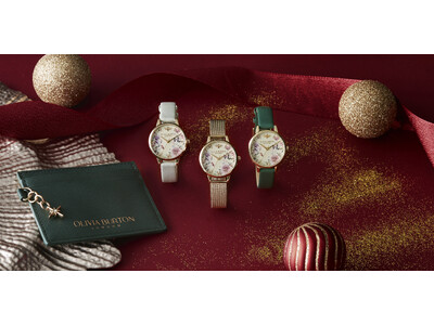 冬の庭の花々を閉じ込めて。オリビア・バートン新作腕時計「イラストレイテッドフローラル」登場