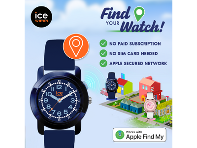 “探せる腕時計”という、新しい安心感。アイスウォッチ「ICE FIND」