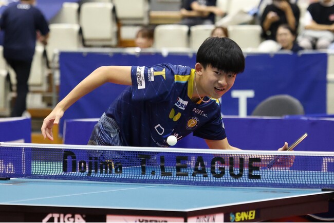 【卓球・金沢ポート】吉田蒼選手　契約更新のお知らせ