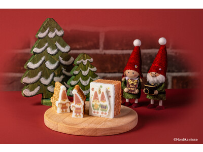 北欧の木製人形ブランド「(R)Nordika nisse」×型ぬきバウム専門店「カタヌキヤ」　イヤーズノルディカを含む３種類のニッセが型ぬきバウムになって登場