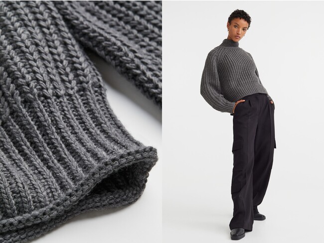 H&Mから、毎秋冬のヒット商品、チャンキーニットの新色が登場