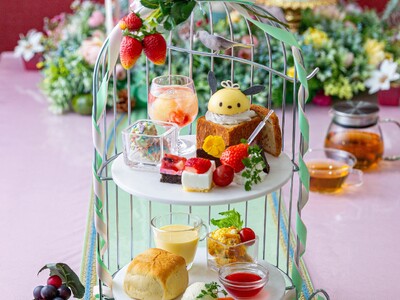 サンリオキャラクターズ ガーデンカフェにて、春にピッタリな「ストロベリーガーデンアフタヌーンティー」が登場！