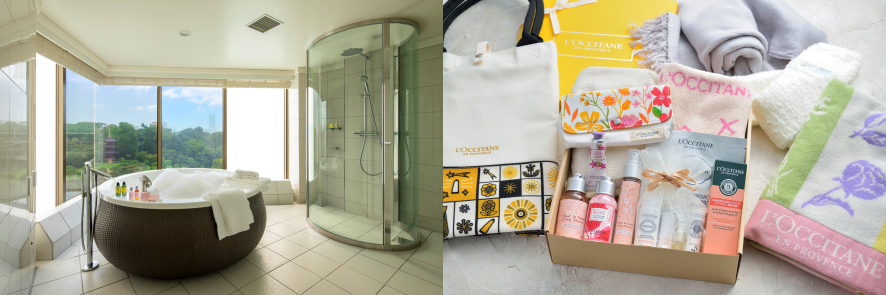 L’OCCITANE×ホテル椿山荘東京　期間限定コラボレーション。桜を愛でながらチェリーブロッサムの香りに包まれる特別プラン「桜ステイプラン」