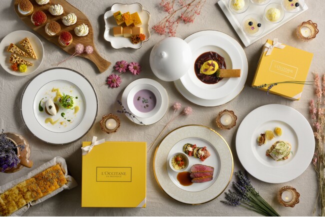 L’OCCITANE×ホテル椿山荘東京南仏プロヴァンスの豊かな自然を表現したフレグランスの世界へ誘う心と身体が潤う5つのプランが登場