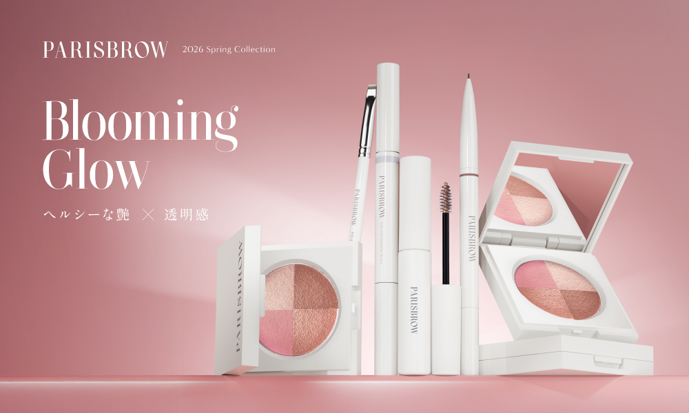 PARISBROW、春の新シリーズ《Blooming Glow》誕生。