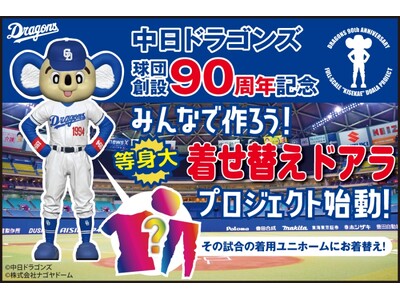 みんなで等身大「着せ替えドアラ」を作ろう