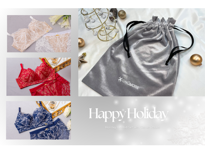 クリスマス限定の“シルバーベロア巾着セット”が登場。特別価格で50個限定発売。