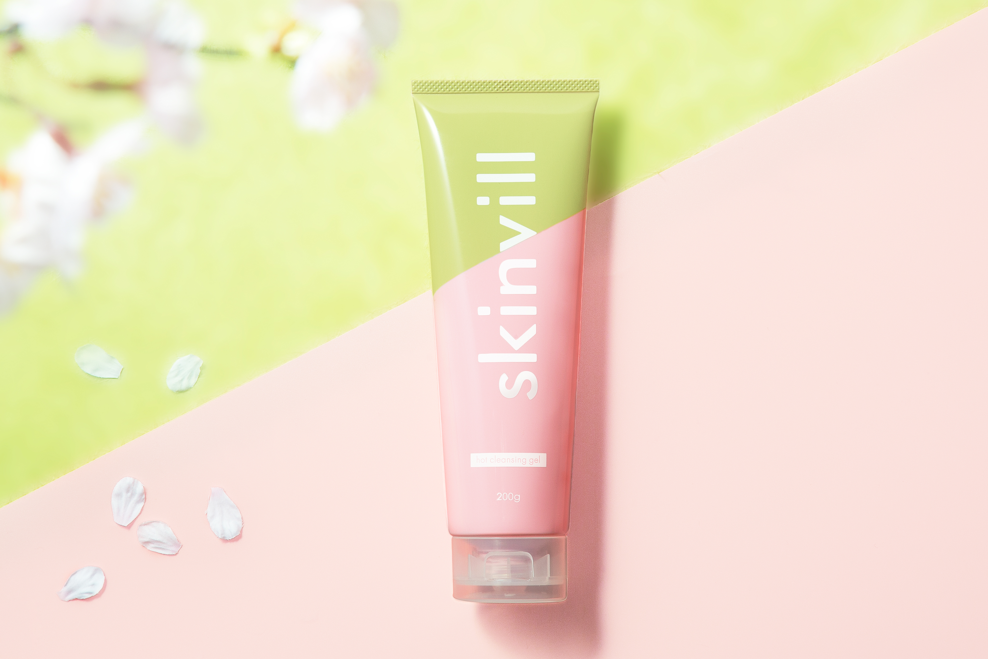 【春限定】春の大敵、花粉やPM2.5をしっかりオフ！これ1本で8つのケアができる「skinvill ホットクレンジングジェルB」2月6日 (木) 新発売