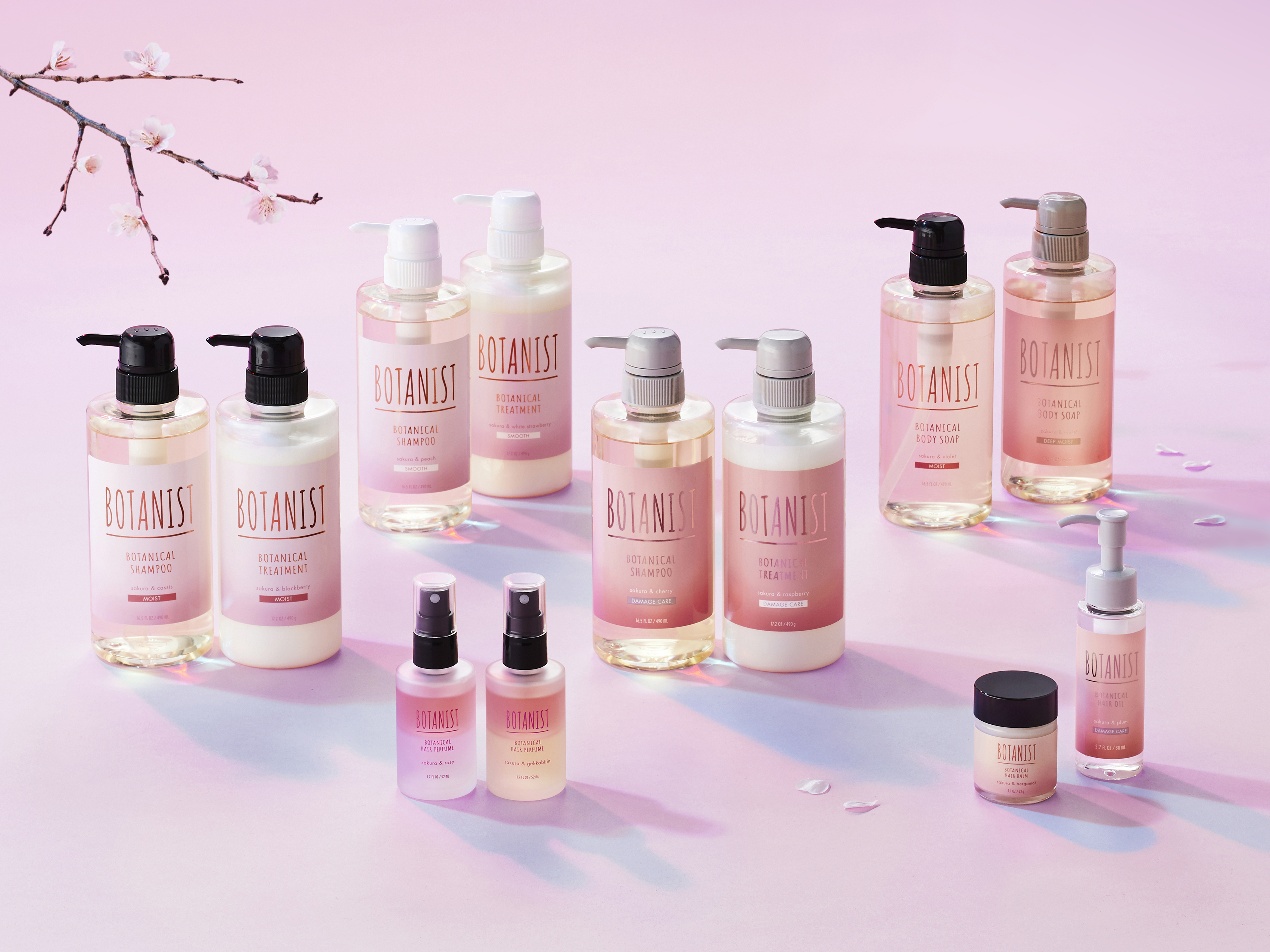 Bloom your Dream　春の夢を、咲かせる。サクラ香るBOTANIST ボタニカルスプリングシリーズ12 月24 日発売