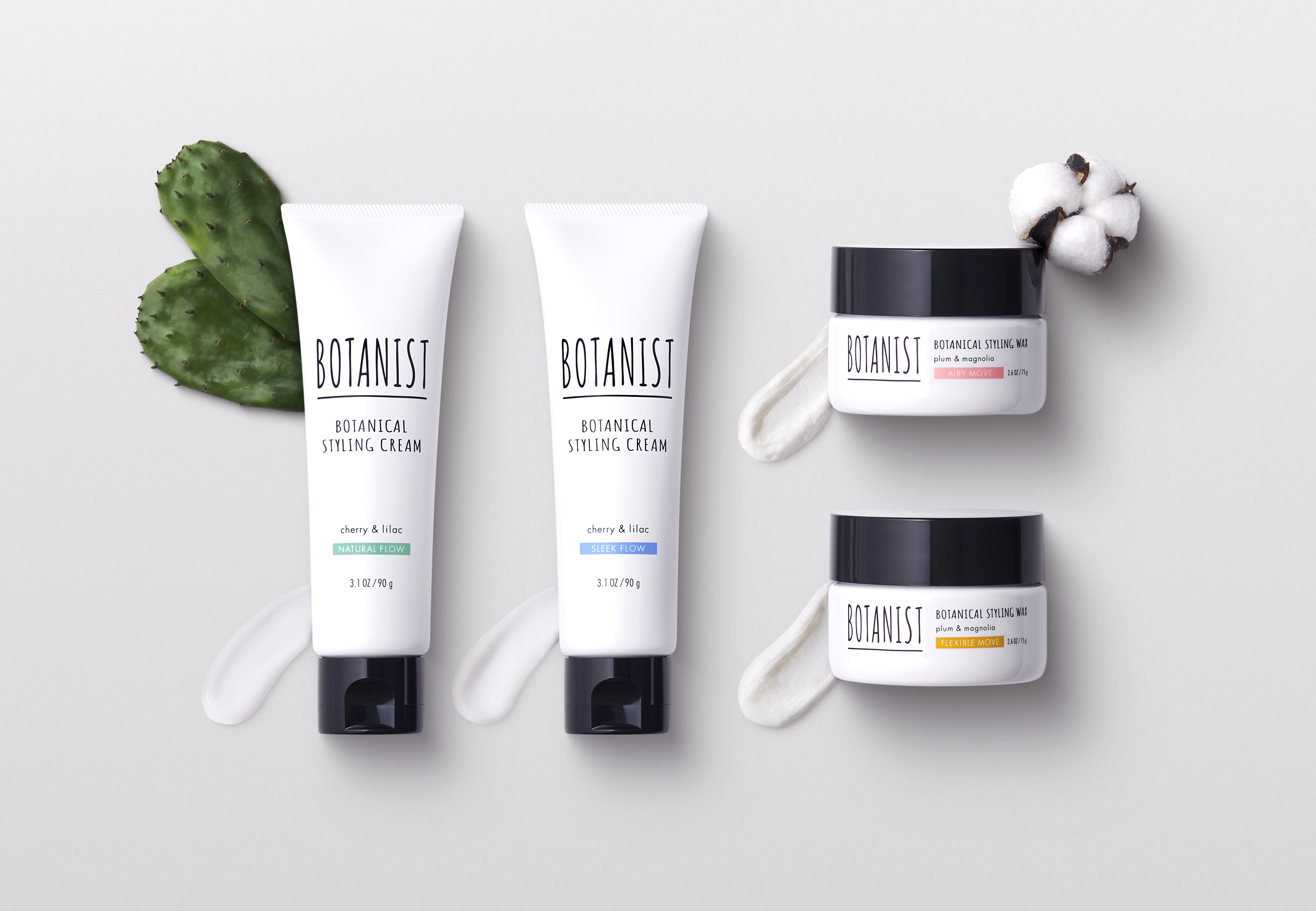 BOTANISTからヘアケア発想のスタイリングクリーム、ワックスが初登場  髪の内側まで補修、使えば使うほど美しい髪へ　3月4日発売