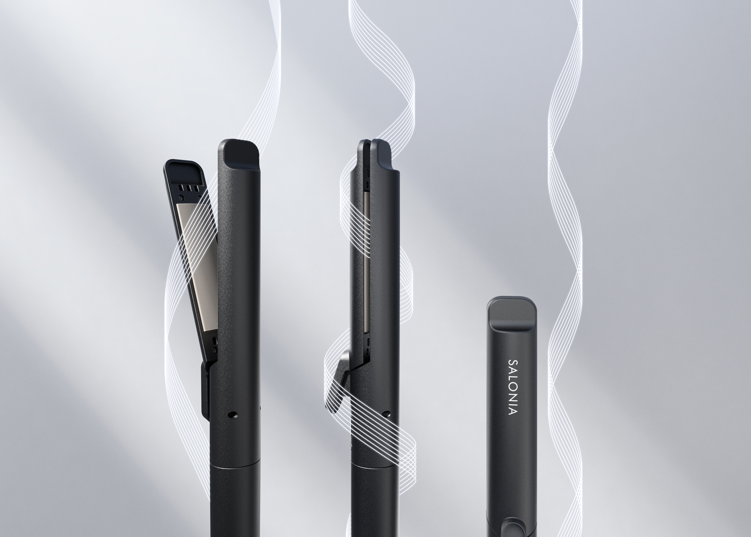 ヘアアイロンシェアNo.1*の「SALONIA」から革新的な”ニュアンスカール”ヘアアイロンが1月16日新発売！スタイリングの幅を広げる独自の360°回転ヘッド×両面凸面のカールプレートを採用