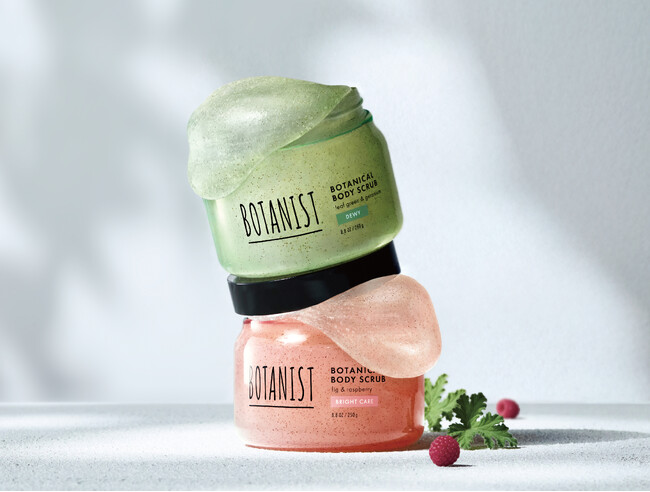 BOTANISTから泡立つジェルクッションで摩擦を抑える「ボディースクラブ」＆ふわもち泡で毎日の角質ケア「スクラブボディーソープ」4月1日新発売