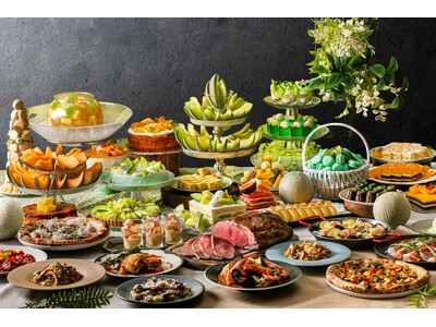 XEX BUFFETについに“フレッシュメロン食べ放題”が登場。この夏、心ゆくまで味わう至福のひとときを。