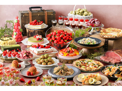 「XEX Spring Buffet 2026」フレッシュ苺食べ放題＆苺スイーツ×本格イタリアン約60種