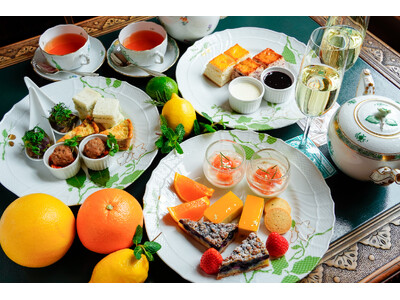 【ホテル長楽館】京都・東山、重要文化財の洋館で味わう初夏のひととき「シトラスハーブアフタヌーンティー」を期間限定提供