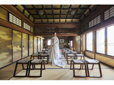 【ホテル長楽館】通常非公開の重要文化財空間で挙式。和と洋を一日で叶える婚礼プラン「CORAL 和婚PLAN」を4月1日より提供開始