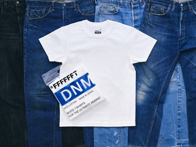 白T専門店 #FFFFFFT “究極のペアリング”をテーマに初のオリジナル　シリーズ第一弾は「デニムのための白Tシャツ」