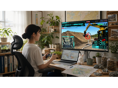 【建設×ゲーム×遠隔施工】日特建設が東京ゲームショウ2026に初出展！ゲーム技術を取り入れた未来の「のり面施工」を体験展示