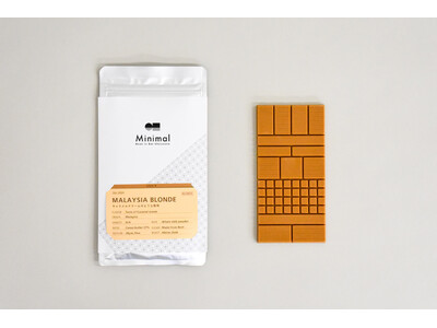 Minimalより新作板チョコレート2種登場。キャラメルのように甘くコク深い”ブロンドチョコレート”と、...