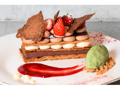 Minimalより、至福の苺ミルフィーユが春限定で登場。香り高い希少カカオが導く「チョコレート×苺」の新...