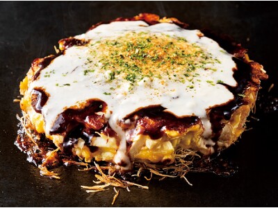 話題の食材「カダイフ」をお好み焼きにイン？ ”サクサク新食感”「豚玉」 新登場！