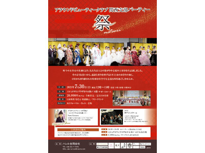 ファッションデザイナー桂由美氏らが発起人となり結成した「アラウンドビューティークラブ」による関西支部パーティー『祭』において、TEHSHIN株式会社が告知ブース出展。