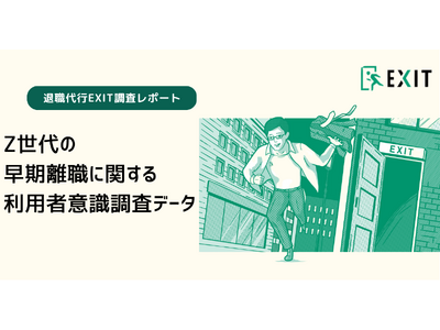 【退職代行EXIT調査】Z世代の利用者の割合が約8割、メンタルヘルスの不調による退職が全体の約6割へ