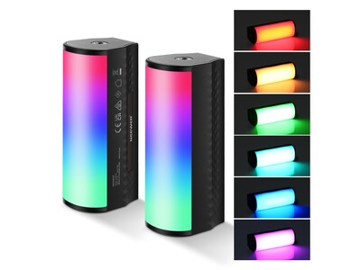 【NEEWER 2パック TL96RGB 磁気ライトスティック】最新セットの販売開始！充電式バッテリー内蔵＆ポケットサイスで、持ち運びが簡単です！2500-8500K調光可能！