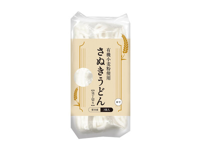 国産有機小麦を使用した冷凍の「有機小麦粉使用さぬきうどん」が、コープ自然派オリジナル商品として新登場！