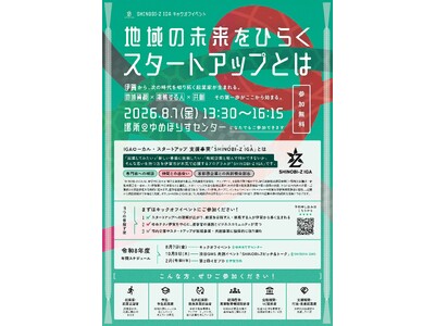 【三重県 伊賀市】ローカル・スタートアップ支援事業 SHINOBI-Z IGA キックオフイベント開催