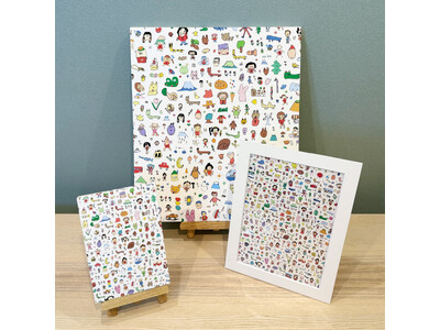 静岡県小山町の障がい者支援施設「インマヌエル」で暮らす方々の作品「金太郎と仲間たち」をモチーフにしたオリ...