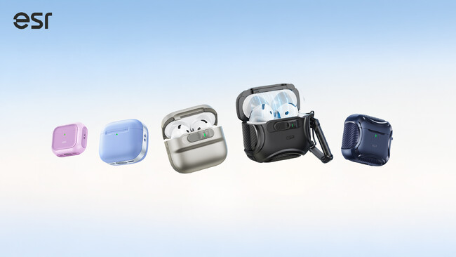 ESR�AAirPods 5�Ή��P�[�X5���i�����C���A�b�v�ɒǉ�