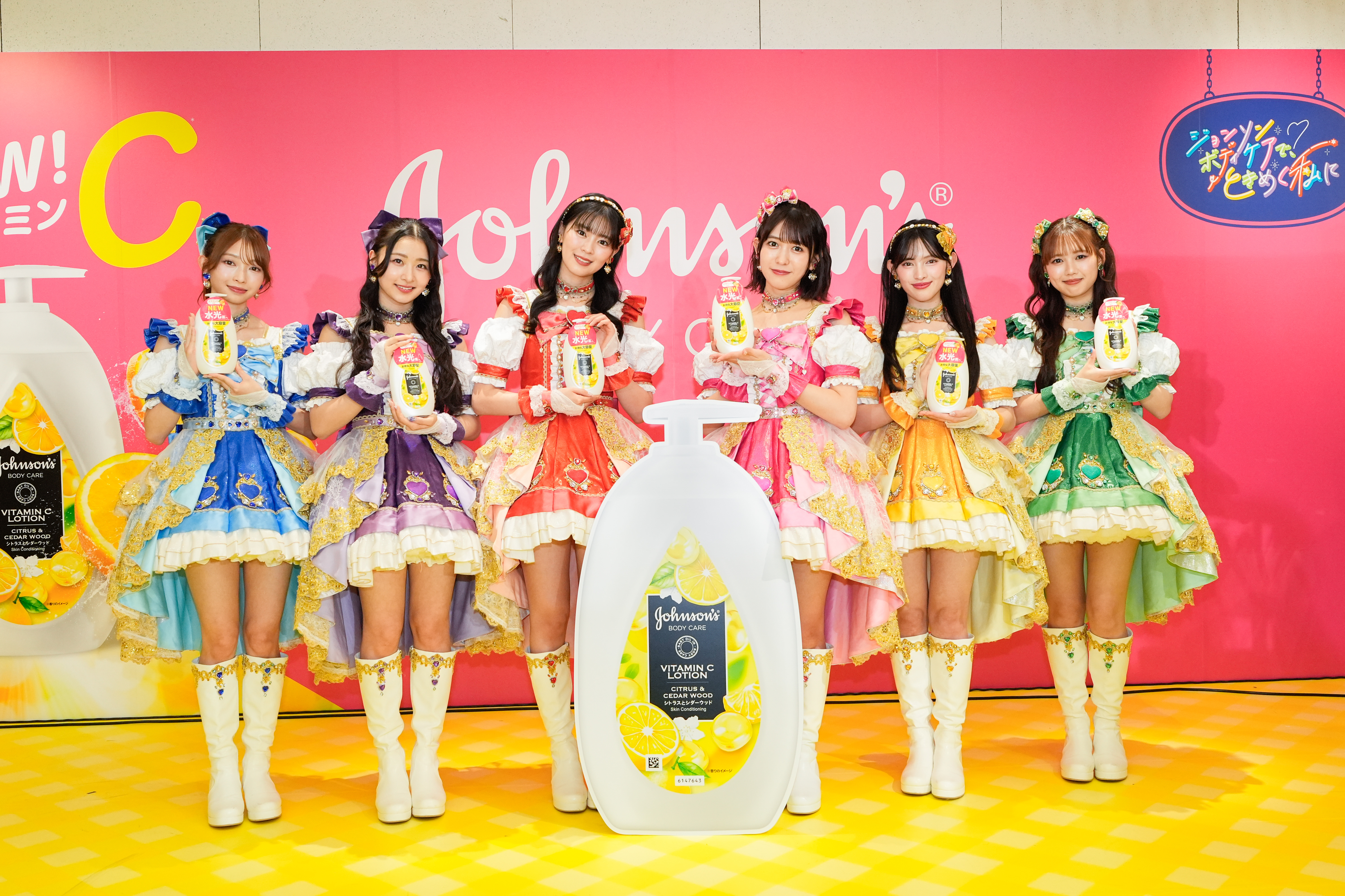 “超ときめき(ハート)宣伝部”が「ジョンソン(R)ボディケア VCアロマミルク」POPUPイベントに登場！【イベントレポート】