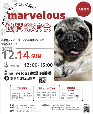 12月14日「marvelous協賛譲渡会」にCAPINも参加