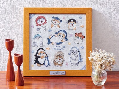 かわいいにゃんこの世界を一針ずつ楽しむ。人気キャラクター「mofusand」初のクロスステッチ・パートワーク『mofusand クロスステッチ』創刊
