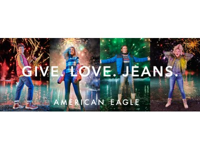 アメリカンイーグルがHOLIDAYキャンペーンとして『GIVE.LOVE.JEANS.』イベントを開催