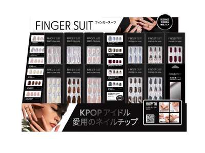 KPOPアイドル愛用の韓国発ネイルチップブランド「FINGER SUIT（フィンガースーツ）」がロフト、PLAZAで秋デザイン先行販売を開始！