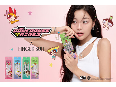 大人気キャラクター「パワーパフ ガールズ」と韓国発・FINGER SUITのコラボレーションが実現！キャラクターの世界観が詰め込まれた、特別なネイルウェアが登場