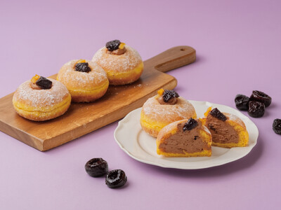 人気生ドーナツ専門店「UNI DONUTS」× カリフォルニアプルーン！濃厚なチョコと果実の自然な甘みを楽しむ「プルーンショコラオランジュ」が11月1日より登場